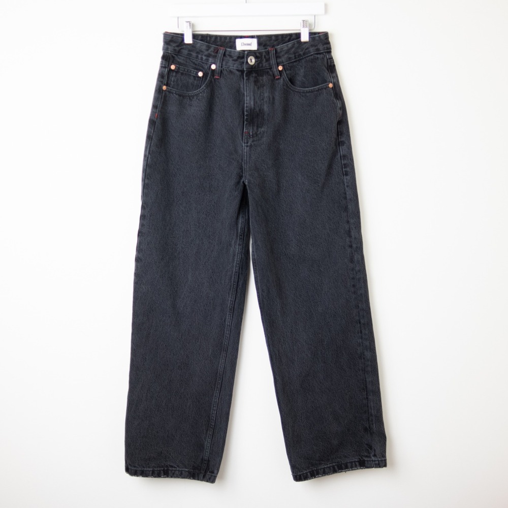 Elwood Nonstretch Baggy Jeans Mens 30 Black 100% Cotton Nordstrom